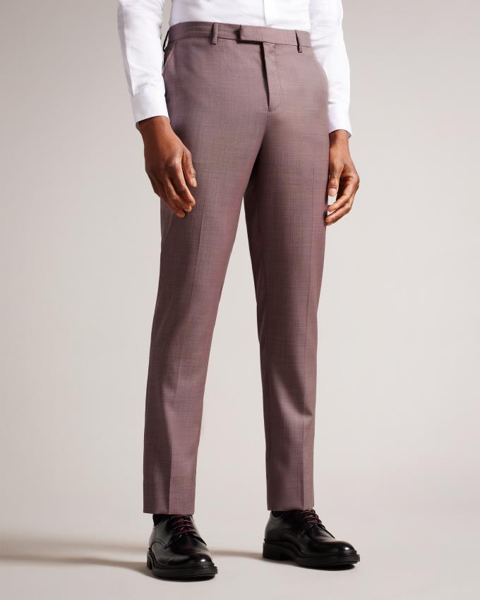 Pantalon Ted Baker Slim Fit Wool Rose Homme | RBA-68729810